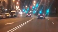 Localizan al conductor que circul� por el carril contrario en la avenida de Monelos