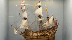 El Museo de la Construcci�n Naval muestra una reproducci�n de un gale�n espa�ol del XVII. 