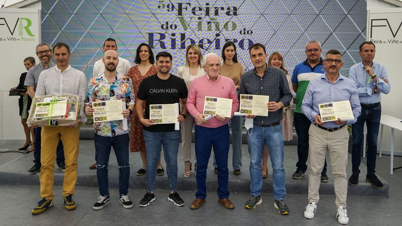 Ellos hacen los mejores vinos de O Ribeiro, según el público