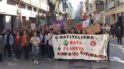 Los estudiantes de Vigo, en la calle tambi�n por el cambio clim�tico