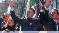 El l�der el partido Tisza y favorito en las encuestas, Peter Magyar