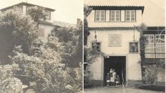 Dos estampas del recordado Pazo de Cal o Pazo da G�ndara