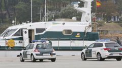 Un operativo de la Guardia Civil en un puerto