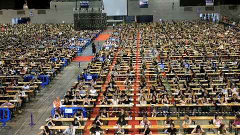 Imagen de archivo de las oposición del Sergas del 2023.