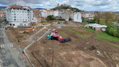 Detalle del trazado de la nueva calle que dar� salida a Rof Codina en la entrada de Cobas