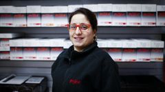 La comerciante ourensana M�nica Fern�ndez ve negativa la subida de la cuota