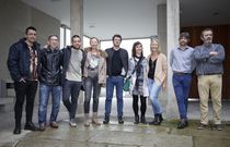 Varios artistas asistieron a la presentaci�n de la iniciativa en la fundaci�n Seoane