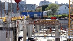 Imagen de las obras que se est�n desarrollando en O Bert�n, en Ferrol