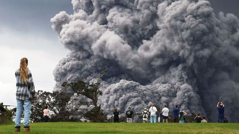 Alerta roja en Hawai por la nube de de cenizas del volc�n Kilauea