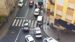 Atropello en la avenida de Portugal de Ourense