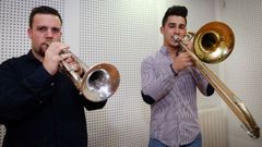 Victor Bouzas y Ramiro P�rez m�sicos de Ribadumia