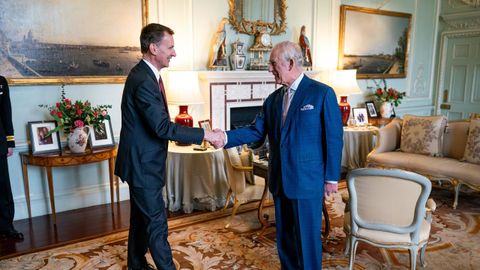 El rey Carlos III, en una audiencia privada celebrada en Buckingham en este martes 