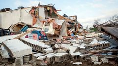 Los tornados dejan tras ellos un rastro de destrucci�n�