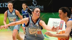 Martina Vizmanos anot� 12 puntos en un partido de guante blanco para las celestes.