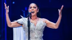 Isabel Pantoja durante un concierto en el festival de Navidad de Madrid, el pasado diciembre