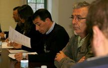 El alcalde, Francisco Javier Lema, durante el pleno en el que el BNG ped�a su dimisi�n.