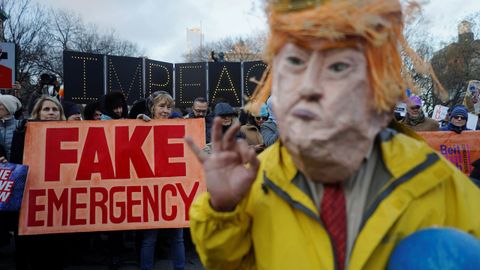 Protestas contra el muro de Trump