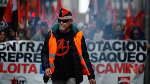 Dia del Trabajo. Manifestacin por el 1 de Mayo en A Corua