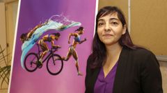 Roco Abalo, docente e investigadora de la Facultade de Fisioterapia del campus de Pontevedra