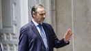 El exministro de Transportes Jos� Luis �balos a su salida del Tribunal Supremo en Madrid.