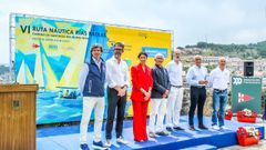 La presentaci�n de la�VI Ruta R�as Baixas se celebr� este martes en Baiona.