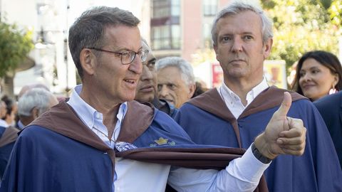 Feijoo y Rueda, esta ma�ana en Cambados