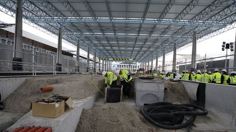 Visitas a las obras de la intermodal de A Coru�a