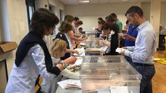 Apertura del voto por correo en la audiencia de Orense