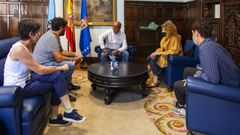 La Diputaci�n recibi� recientemente a los miembros del equipo de la pel�cula