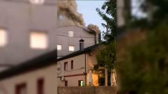 As� era la humareda que estrope� la noche a los due�os de un restaurante de Quiroga