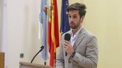 El alcalde de Cabanas, el popular Fernando Couce, en el 20 aniversario del consistorio local