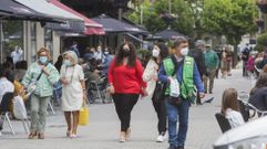 Carballo. Calle Coru�a. Uso de la mascarilla