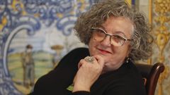 Medos Romero, gaadora do Premio de Poesa Afundacin no 2021 co seu poemario E o sol era ela