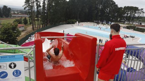 Arranque de una de las atracciones