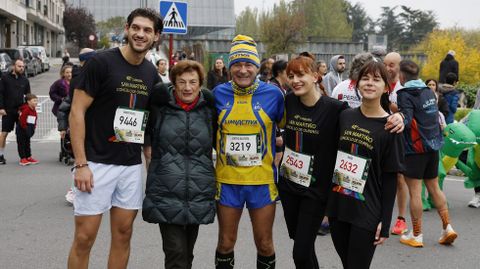 Miles de corredores participaron en la San Marti�o.