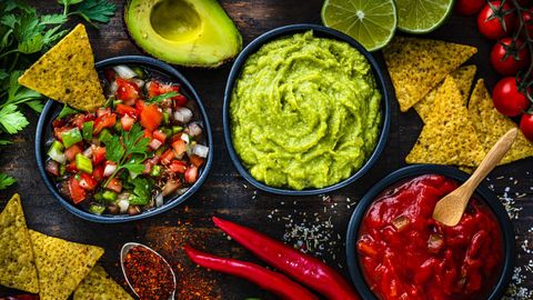 Imagen de archivo de comida mexicana