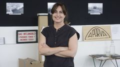 Bibiana, este jueves despu�s de dar una charla en el mercado de San Agust�n