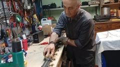 Suso Vilar, el maestro artesano que har� la ca�a de bamb� gigante en A Pontenova