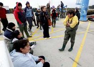 Contra Ribadomar, de pie en un acto de la pasada semana, se abri� ayer acta de infracci�n.