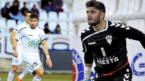 Portu y Juan Carlos en su etapa en el Albacete