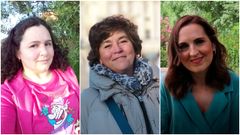 De izquierda la derecha:�Almudena D�az,�Carmen Mar�a Tiestos y�Sonia March�n.