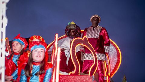 Cabalgata del D�a de Reyes en Noia.
