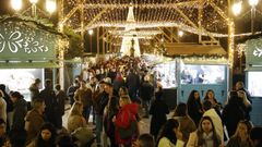 Imagen de archivo del mercadillo de la Alameda de Vigo