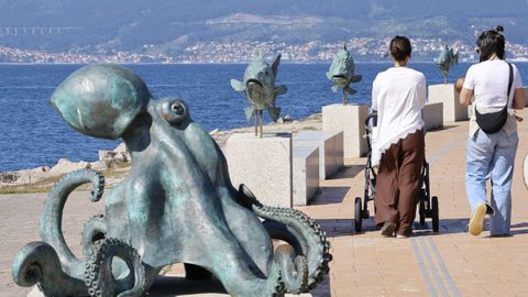 O Paseo dos Peixes en Bouzas, obras realizadas por Jos� Molares