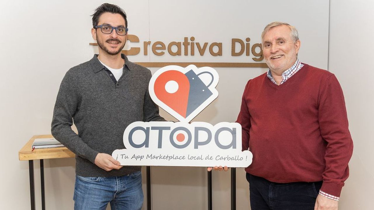 Nace en Carballo Atopa, la aplicación que busca potenciar el comercio local