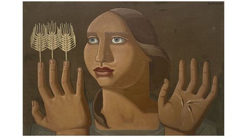 Maruja Mallo, «Sorpresa del trigo», 1936