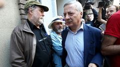 El exministro Jos� Blanco, a su llegada a Ferraz