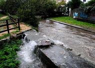 El nuevo colector tendr�a que resolver los desbordamientos de los pozos del Gafos cuando llueve.
