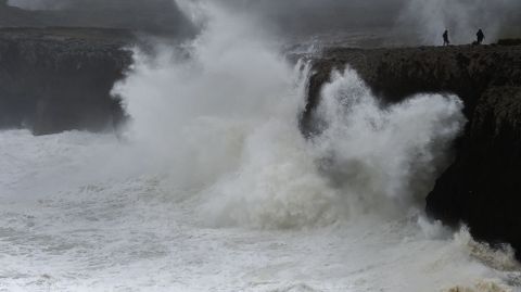 Oleaje en Asturias, en Pra