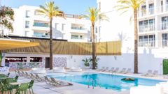 Imagen del hotel de Sant Antoni de Portmany donde se produjo el fallecimiento.